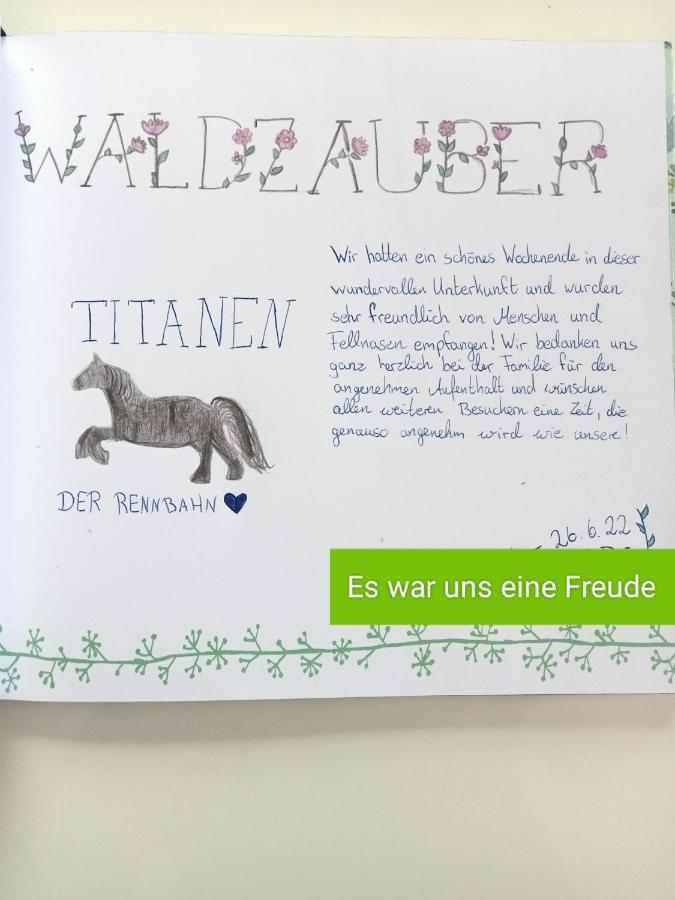 Ferienzimmer Waldzauber Borkwalde Dış mekan fotoğraf